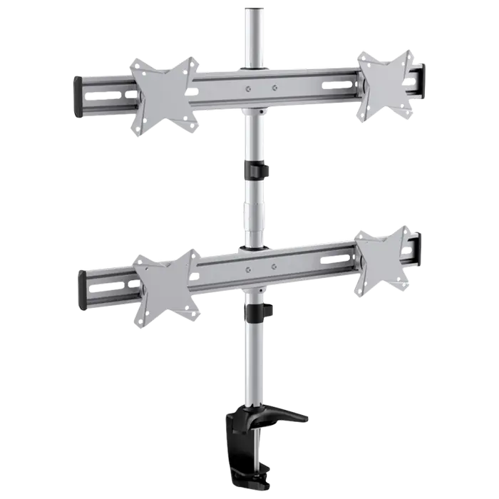 Suport birou pentru monitoare Reflecta PLANO Desk 23-1010Q, Argintiu