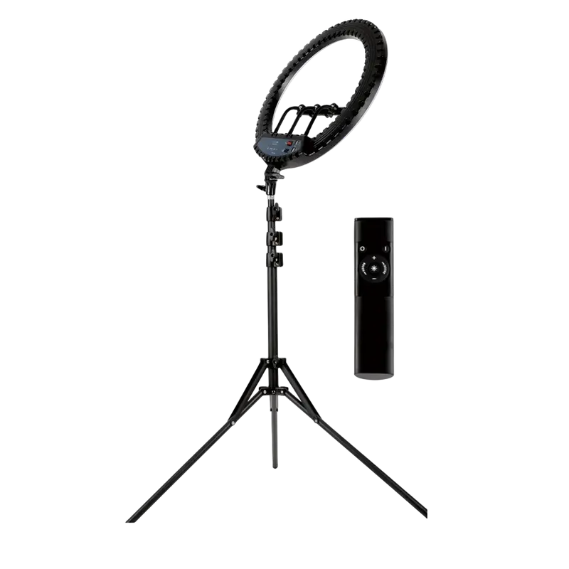 Lampă circulară Selfie Ring Light HQ-21S, Negru