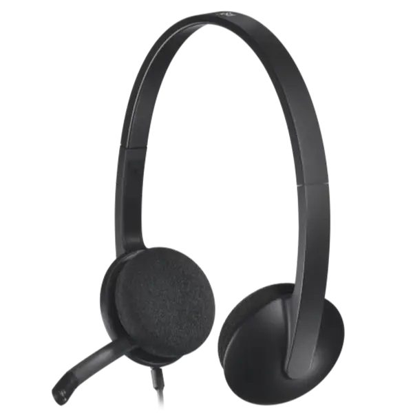 Căști Logitech H340, Negru