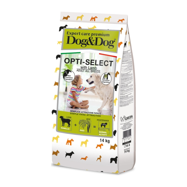 GHEDA hrana pentru caini Dog&Dog Expert Care Premium OPTI-SELECT 14kg