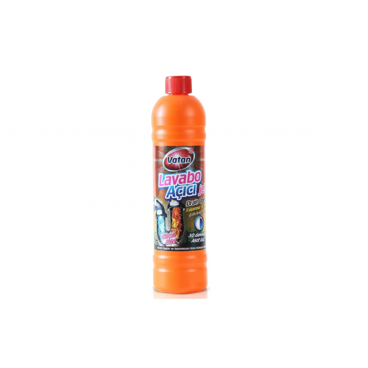 Gel pentru desfundarea tevilor VATAN Lavabo Acici 750ml