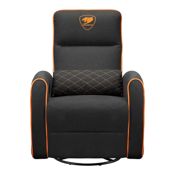 Scaun Gaming Cougar FIDOM, Imitație de in, Negru | Portocaliu