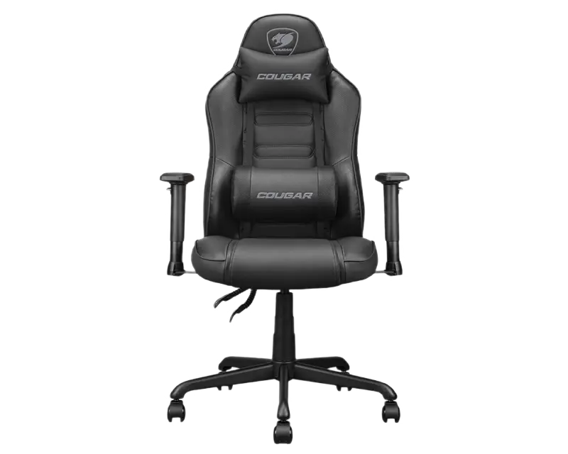 Scaun Gaming Cougar Fusion S, PVC Piele, Negru