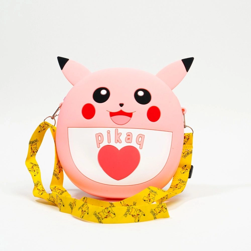Geantă silicon mare Pikachu 22 pe 14 pe 4 cm