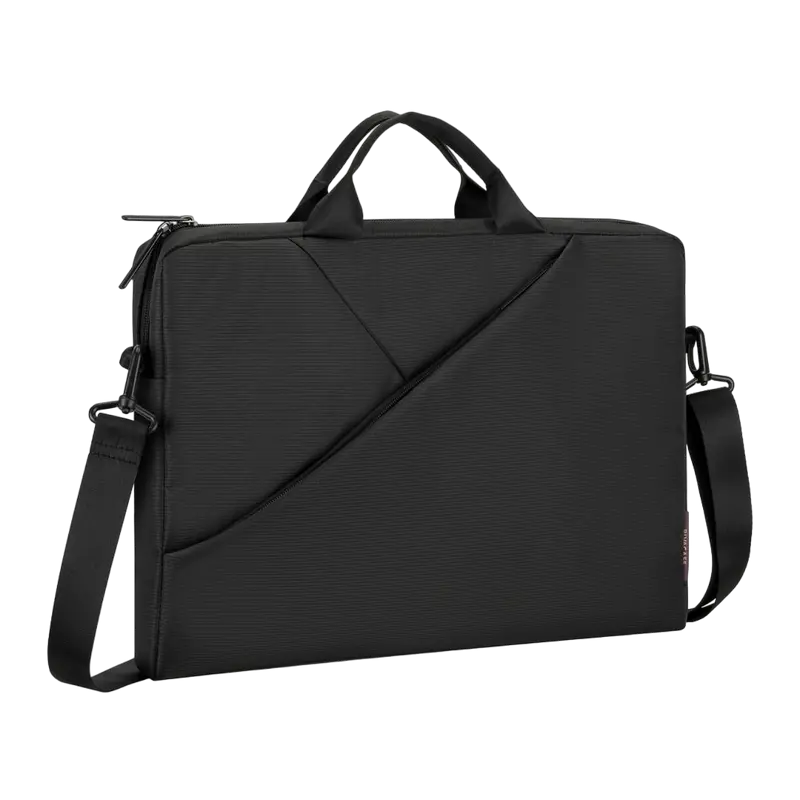 Geantă pentru Laptop Rivacase Tivoli, 15.6", Poliester, Gri