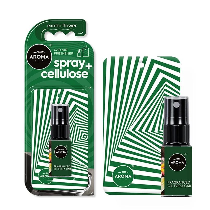 Aroma Car Spray-Cellulose (Exotic Flower) 20ml aromatizator auto