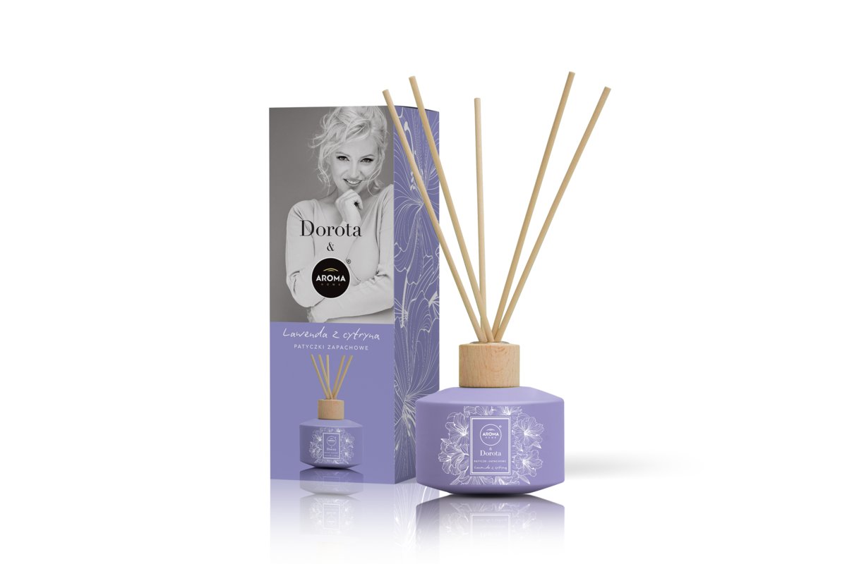 Aroma Home aromatizator Sticks, Lavanda cu Lamiie, 100ml