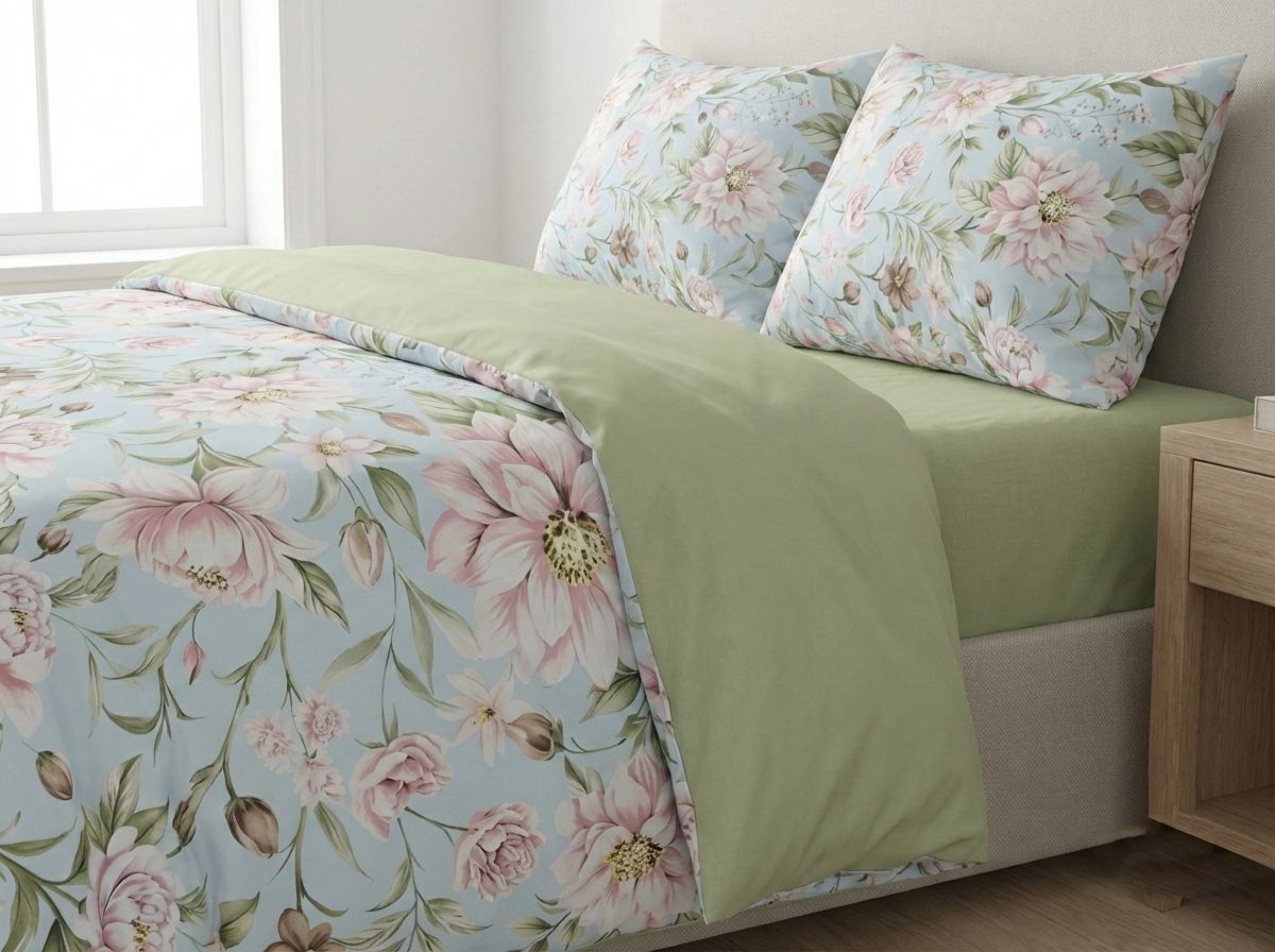 Set familie cu cearșaf elastic 180x200 NR015