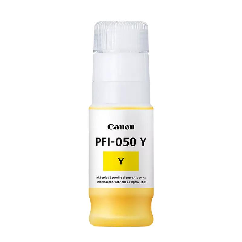 Cartuș de cerneală Canon PFI-050 Y, 70ml, Galben