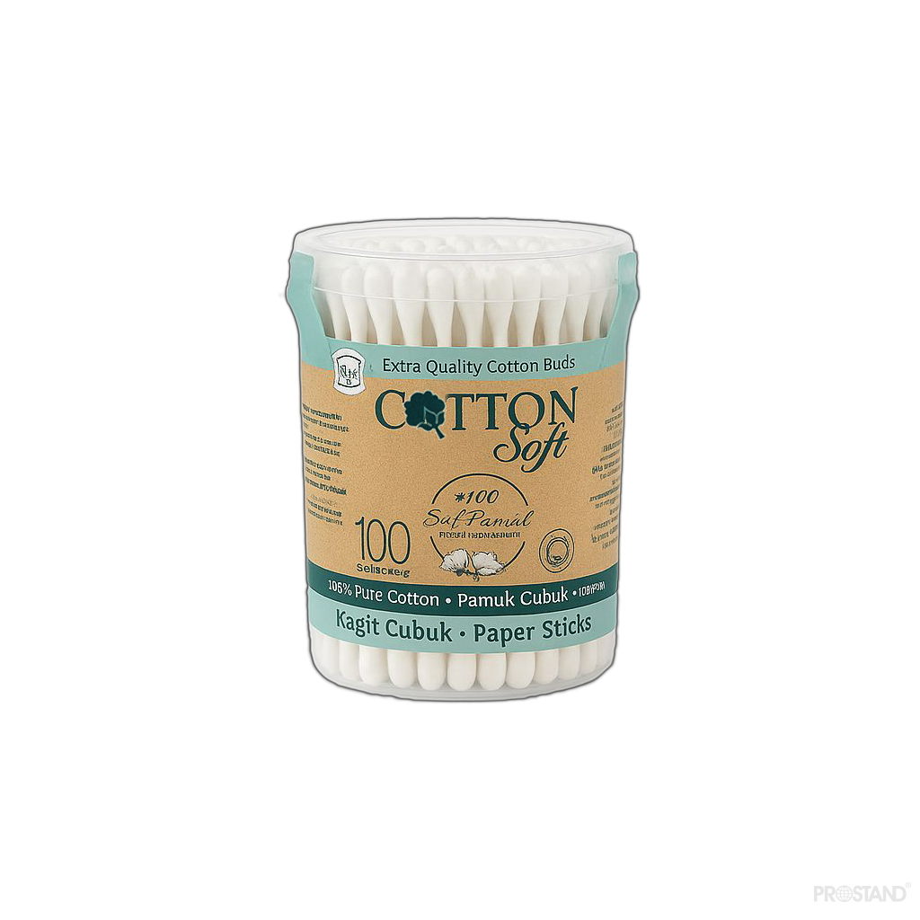 Cotton Soft ECO Betisoare igienice 100buc Paper stick