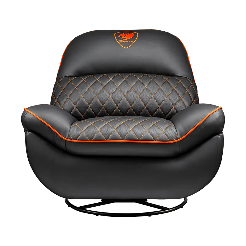 Scaun Gaming Cougar Overlord, PU Piele, Negru | Portocaliu
