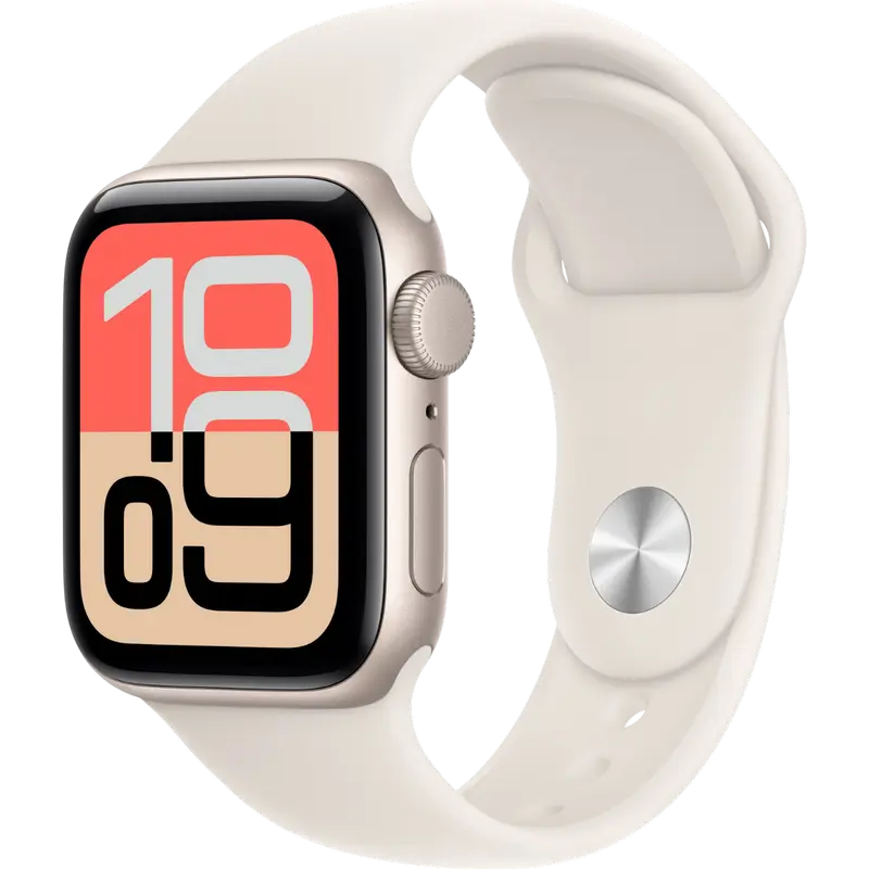 Ceas inteligent Apple Watch SE 3, 40mm, Starlight