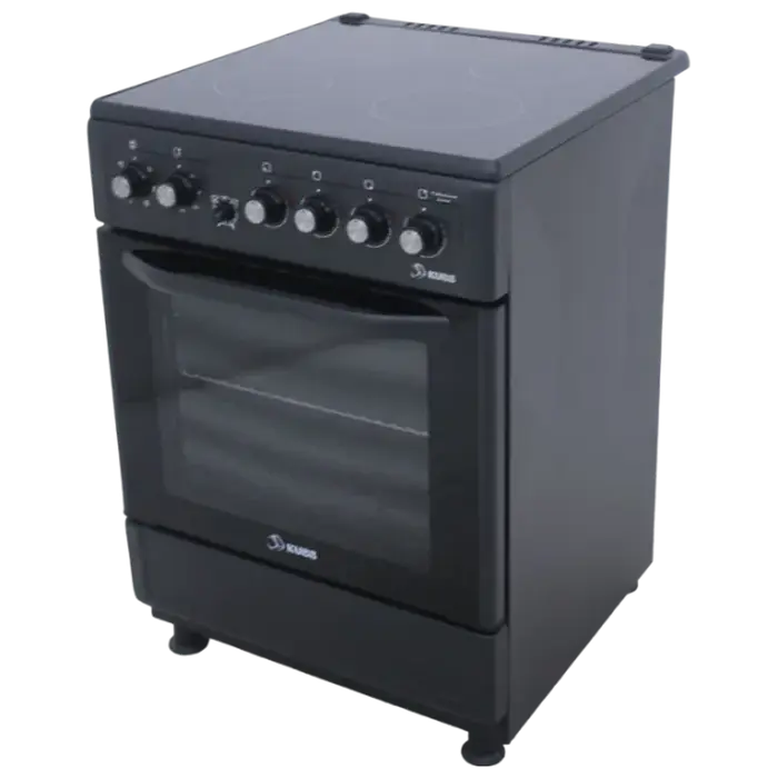 Plită electrică KUBB VT6056XXVD, Negru