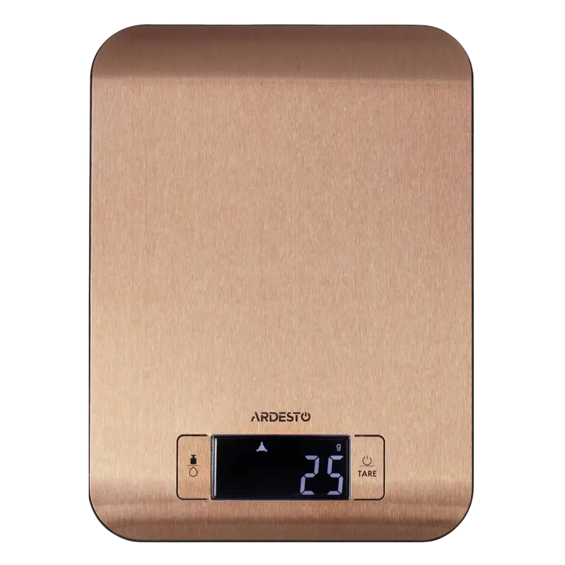 Cântar electronic de bucătărie Ardesto SCK-898R, Bronz
