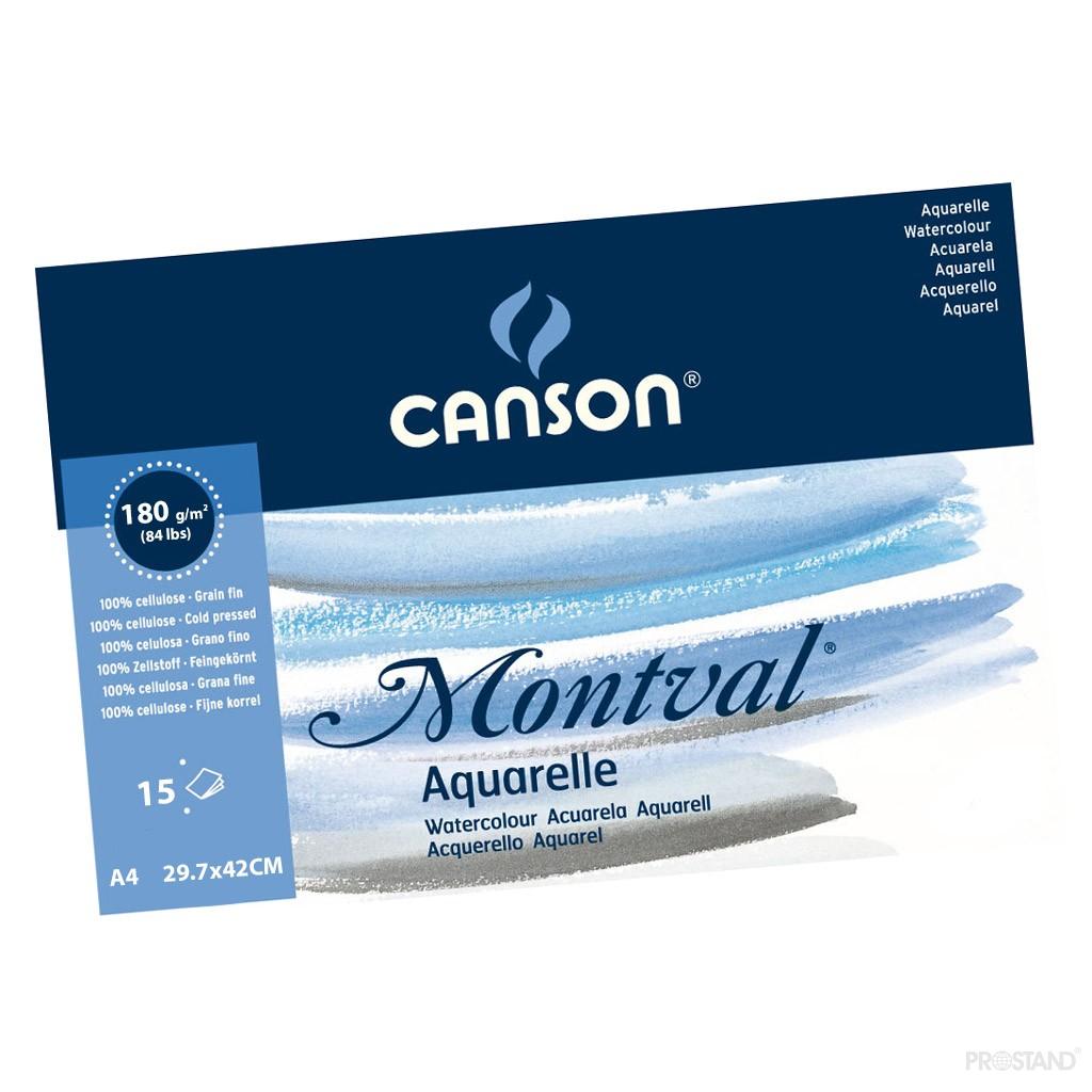 Album cu spira p/u acuarela, orizontal A3 180gr CANSON 15 foi HA-96