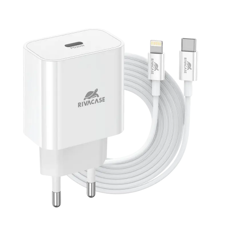 Încărcător Rivacase PS4101 WD5, 20W, Alb