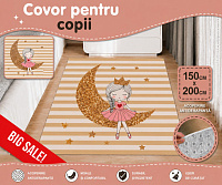 Covor pentru copii cu prințesă