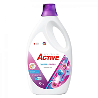 Detergent Gel Active, White & Colors, 6,0 L