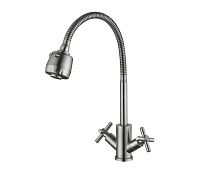 Baterie de bucătărie WEZER VAL4D-10 Ø35 (inox satinat)