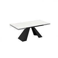 Masa extensibila Monza 90x180/220/260 blat piatra sinterizata calacatta