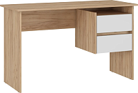 Masa birou Ryan stejar craft auriu / alb LS