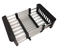 Conteiner reglabil 27 x 20 Inox  (negru)