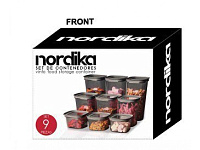 Caserole vacuum Nordica Gondol set 9 buc