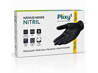 Manusi din nitril S negre (M 3.5g*/-0 3g)/(10) Plixy