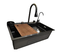 Chiuveta Inox Nano PVD 7546 (negru)