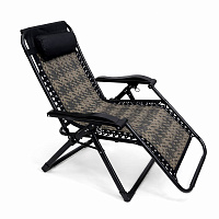 Șezlong pliabil RELAX PRO cu tetieră reglabilă.