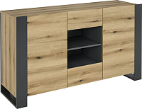 Comoda Combo 1400x788x421 Gri grafit/Stejar Evoke Coast CO5