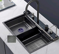 Chiuveta Inox Premium Lux 7546 (gri)