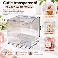 Cutii 9.5*9.5*9.5см (аквариум )