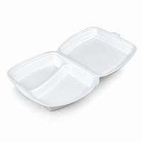Lunch Box HP-2 250*210*70 11.5gr (2 compartimente) (100 buc)