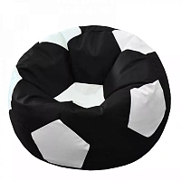 BeanBag Minge marimea"XXL",culoarea negru cu alb din eccopiele