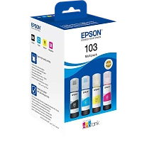 Recipient de cerneală Epson 103 EcoTank 4-Colour Multipack, 70ml, Multipachet 4 culori