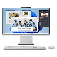 Computer All-in-One Lenovo IdeaCentre 3 27ARR9, 27", AMD Ryzen 5 7535HS, 16GB/512GB, Fără SO, Cloud Grey