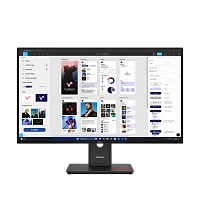 31,5" Monitor Lenovo T32UD-40, IPS 3840x2160 4K UHD, Negru
