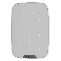 Tastatură tactilă fără fir Ajax KeyPad Plus, Alb