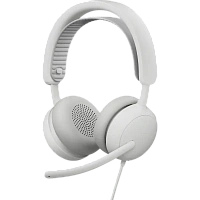 Căști Logitech Zone Wired 2, Alb