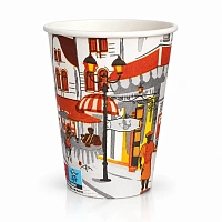 Pahar din hirtie 400ml CITY d90 (50 buc)