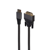 Adaptor Video Cablexpert CC-HDMI-DVI-4K-6, HDMI (M) - DVI-I (M), 1,8m, Negru