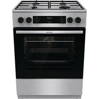 Aragaz Mixt Gorenje GKS6C70XJ, Oțel inoxidabil