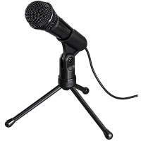 Microfon pentru calculator HAMA MIC-P35, Cu fir, Negru