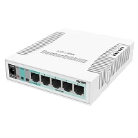 Comutator MikroTik RB260GS, Alb