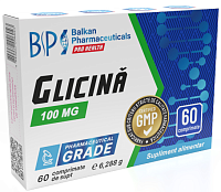 Glicin-BP 100 mg 60 comprimate | Balkan Pharmaceuticals