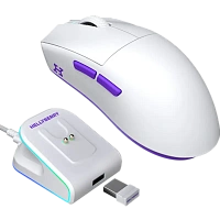Gaming Mouse HATOR Hellyberry HM47, Alb | Violet