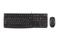 Set Tastatură + Mouse Logitech MK120, Cu fir, Negru