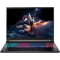 Laptop Gaming 16" Acer Nitro V 16S AI ANV16S-41, Obsidian Black, AMD Ryzen 7 260, 16GB/512GB, Linux eShell