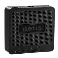 Modem ADSL Netis DL4201, ADSL/ADSL2/ADSL2 + până la 24 Mbps, Negru